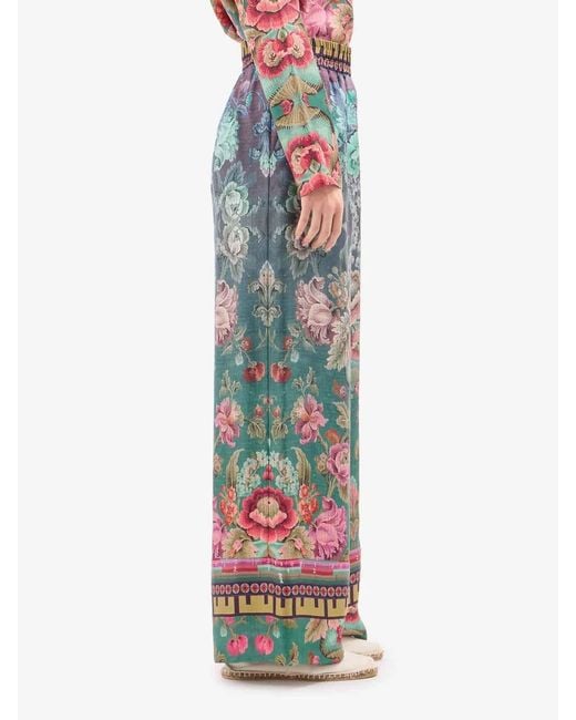 Pierre Louis Mascia Blue Aqua Aloe Trousers