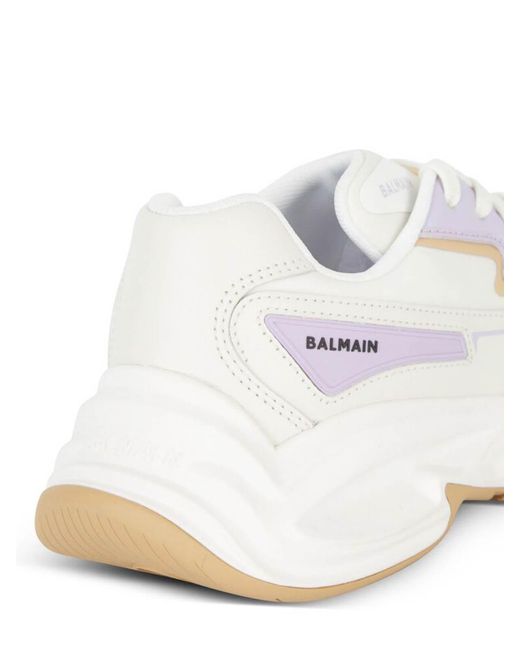 Balmain White B-Dr4G0N" Sneaker