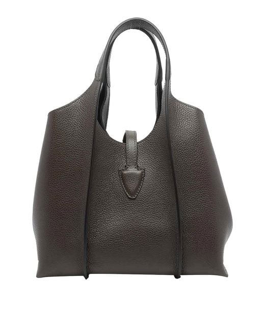 Tod's Black Argilla T-Timeless Shopping Bag