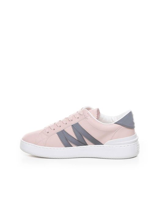 Moncler Pink Monaco Sneakers
