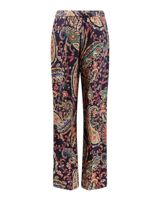 Etro Multicolored Fabric Trousers