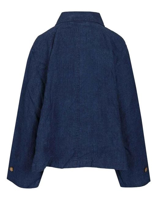 Polo Ralph Lauren Blue Dlav Linen Jacket