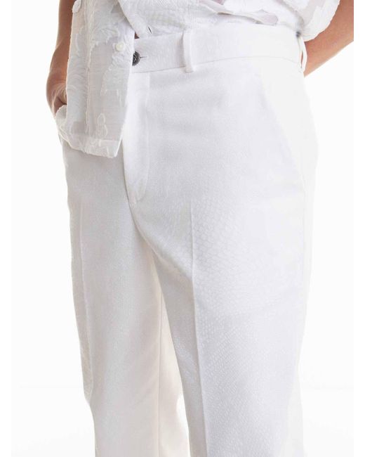 Roberto Cavalli White Pants for men