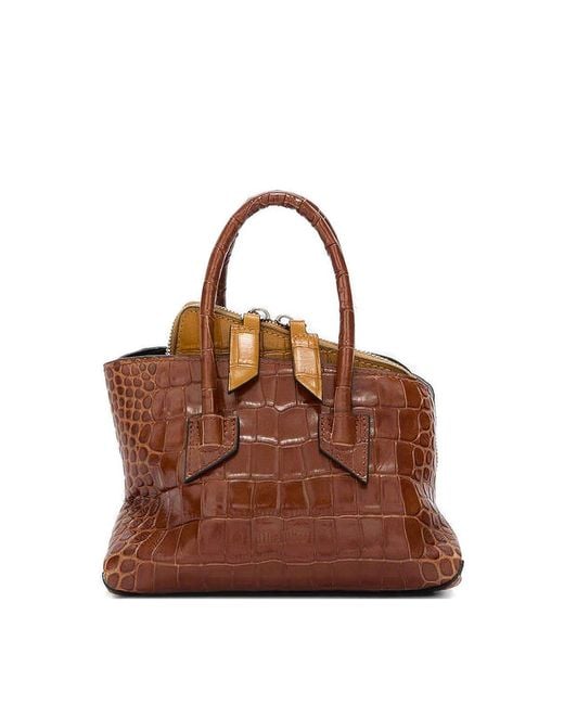 The Attico Brown La Passeggiata Mini Handbag