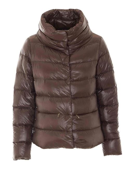 Herno Brown Fondant Light Down Jacket