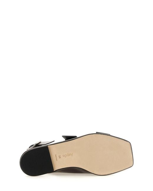 Aeyde Black Tekla Sandals