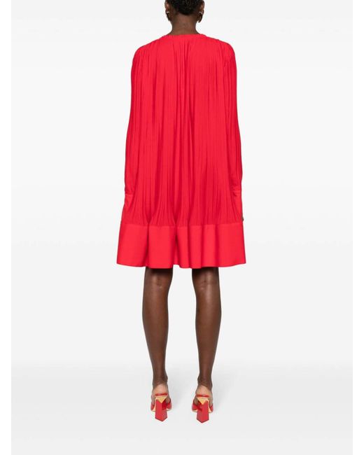 Lanvin Red Mini Dress
