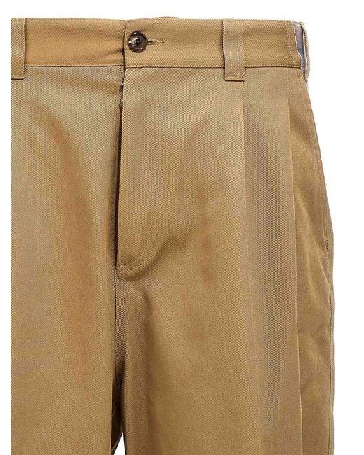 Maison Margiela Natural Pendleton Yoke Pants for men