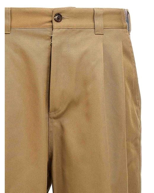 Maison Margiela Natural Pendleton Yoke Pants for men