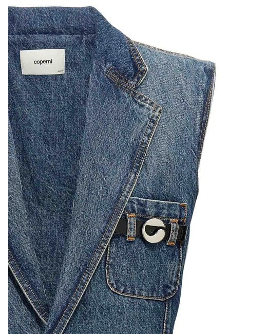 Coperni Blue Strap Vest