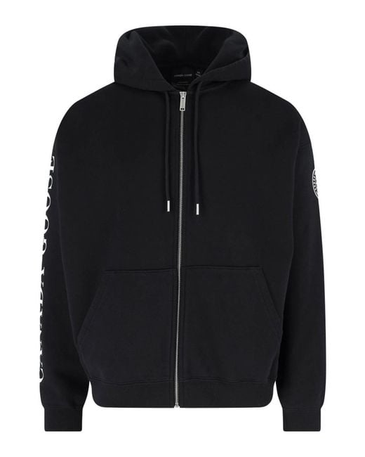 Canada Goose Black Zip-Up Sweatshirt for men