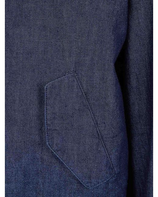 Aspesi Blue Shirt Jacket