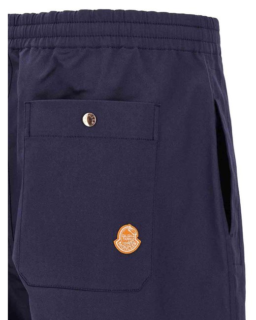 Moncler Blue X Gilga Farm Pants By Donald Glover for men