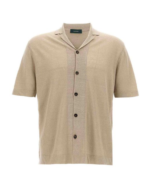 Zanone Natural Linen Shirt for men