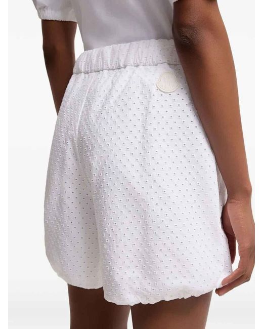 Moncler White Shorts