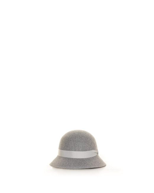 Helen Kaminski Gray Etta Conscious Round Cloche Hat