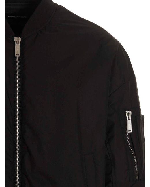 DSquared² Black D2 On The Wave Bomber for men