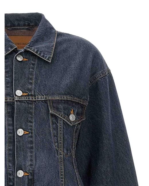 Balenciaga Blue Hourglass Jacket