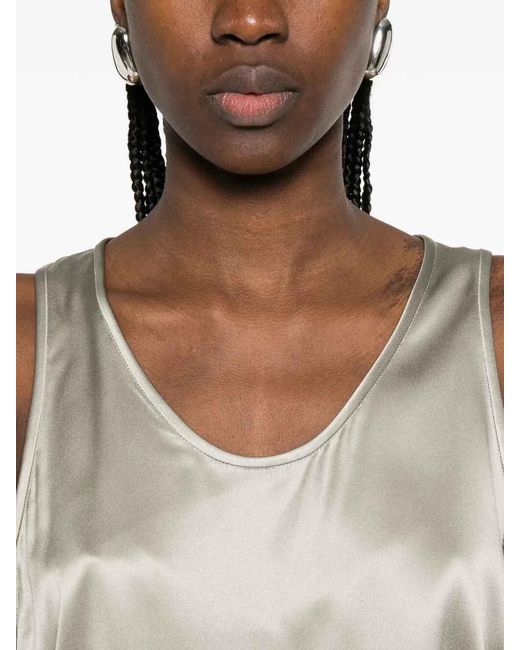 Brunello Cucinelli Gray Blouse
