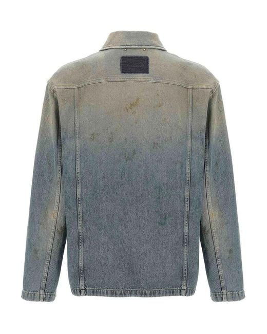 Golden Goose Deluxe Brand Gray Mackenzie Denim Jacket for men