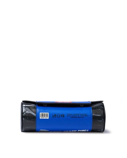 Moschino Blue Clutch Trash Chic