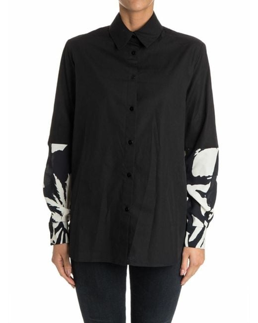 Fuzzi Black Cotton Shirt