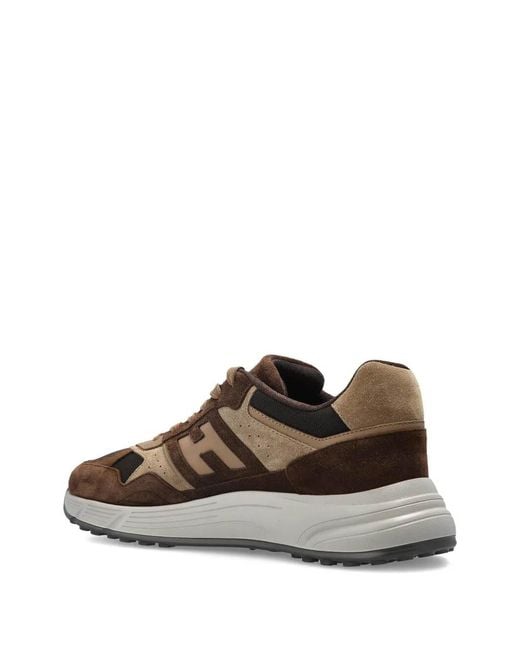 Hogan Brown Hyperlight Sneakers for men