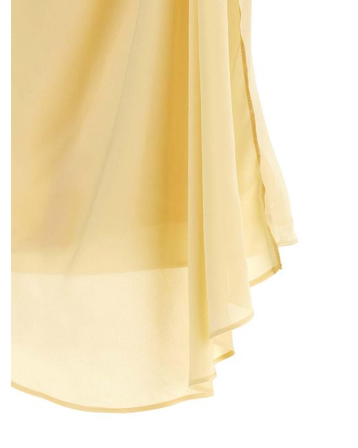 ROTATE BIRGER CHRISTENSEN Yellow Hood Insert Top