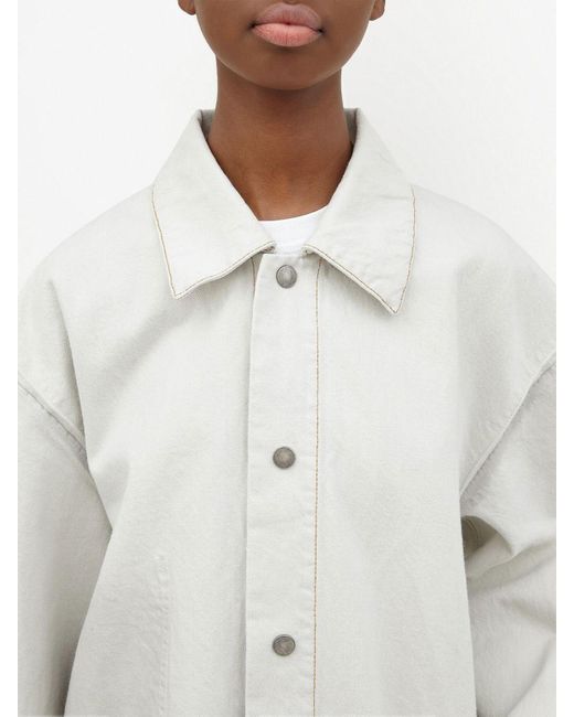 Maison Margiela White Shirt Style Casual Jacket