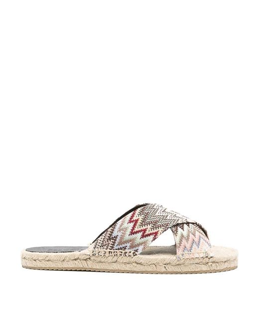 Missoni Natural Sandals