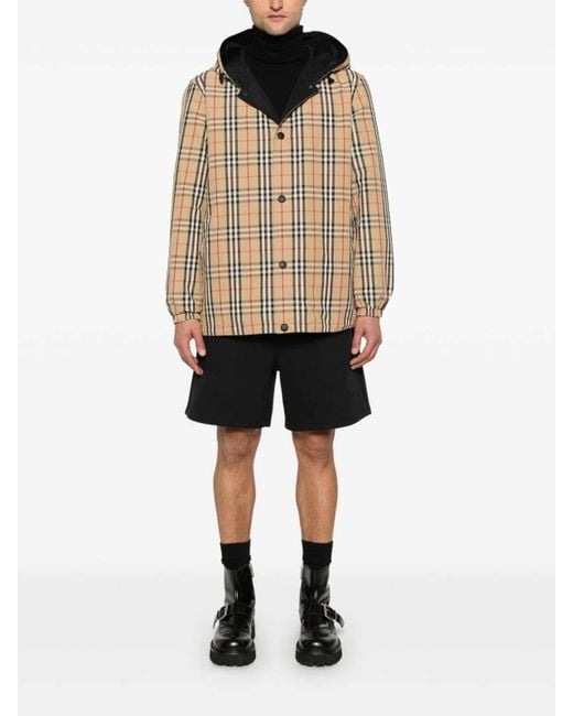 Burberry Natural Check Nylon Reversible Jacket for men