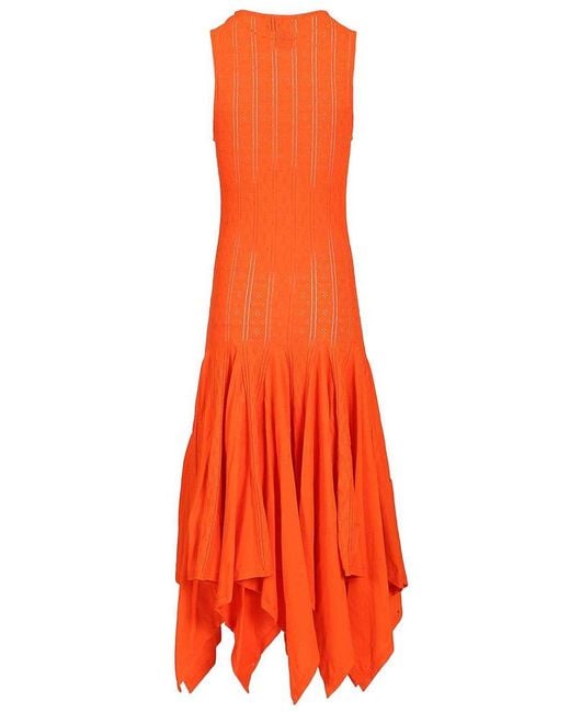 Loewe Orange Tank Top Dress