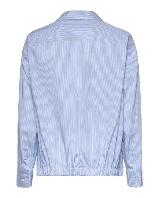 Loewe Blue Cotton Shirt for men
