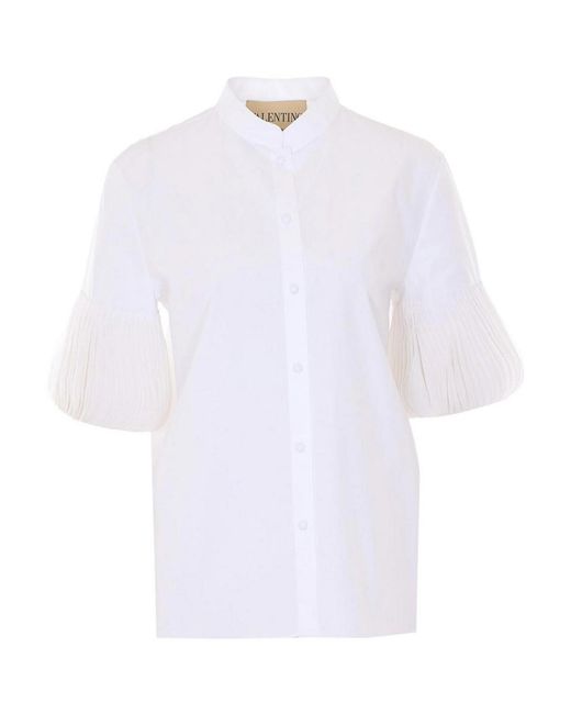 Valentino Garavani White Embroidered Shirt