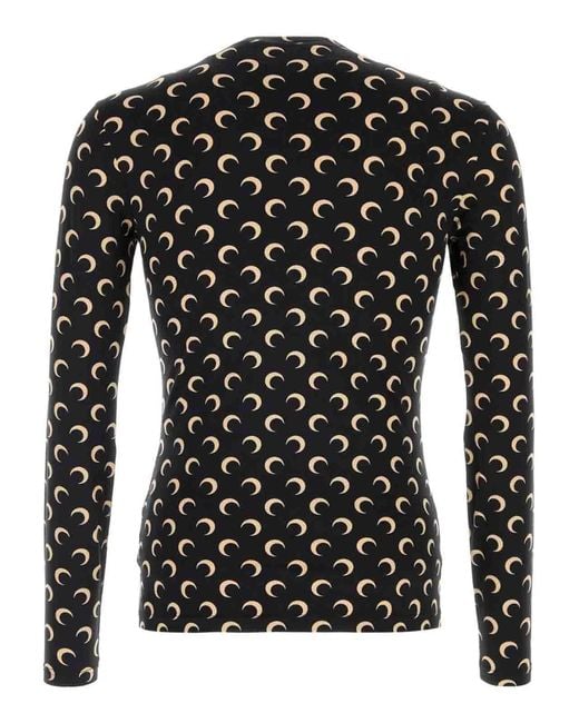MARINE SERRE Black Top for men