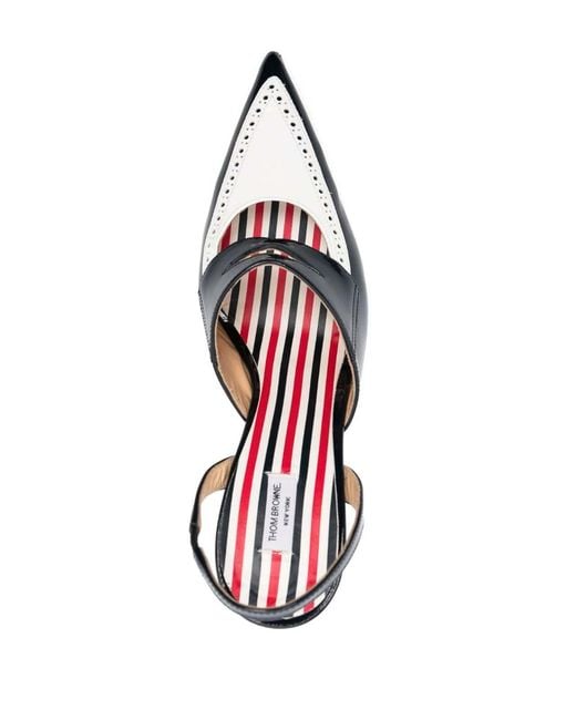 Thom Browne White Pumps
