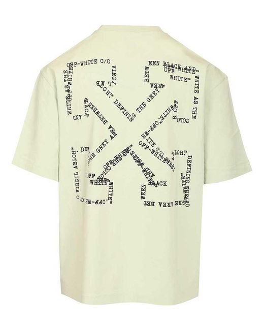Off-White c/o Virgil Abloh White Type Arrow Skate T-Shirt for men