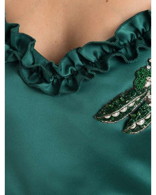 Vivetta Green Ankara Dress