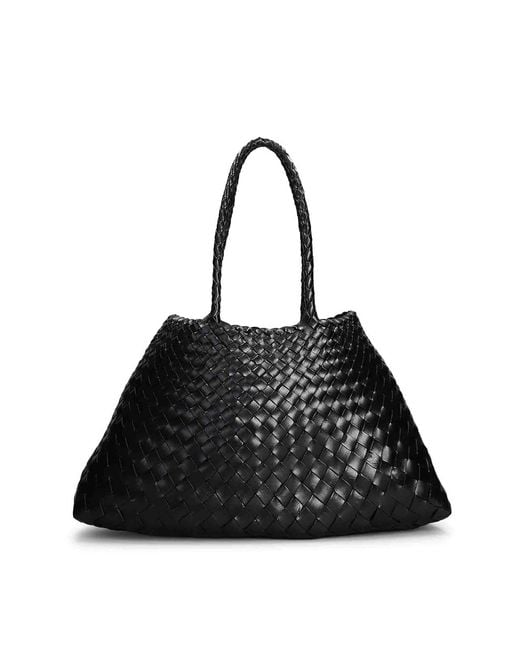 Dragon Diffusion Black Santa Croce Big Bag