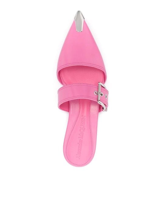 McQueen Pink Mules & Clogs