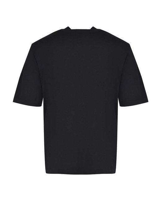 DSquared² Black T-Shirt Made Of Cotton for men