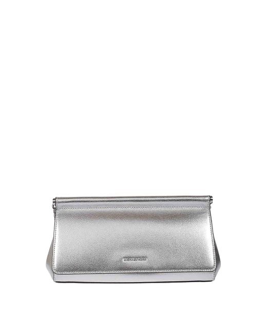 Michael Kors Gray Md Ew Clutch