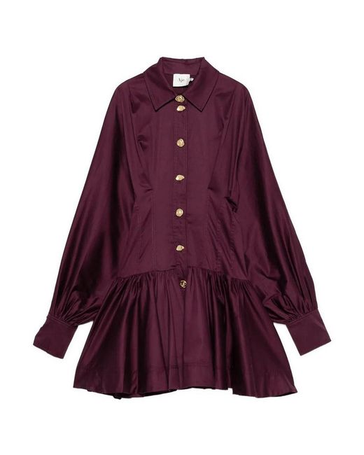 Aje. Purple Alexia Mini Dress