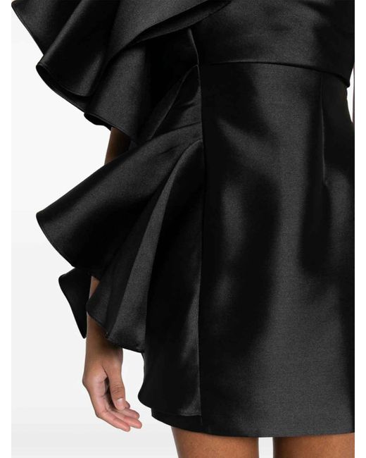 Solace London Black The Rio Mini Dress