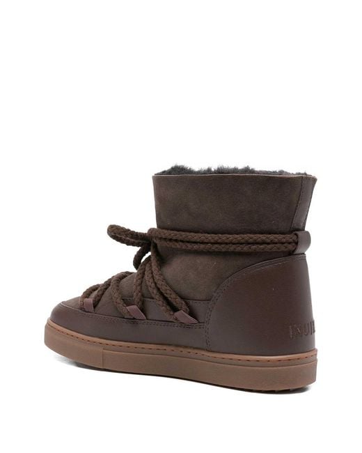Inuikii Brown Classic Winter Sneakers