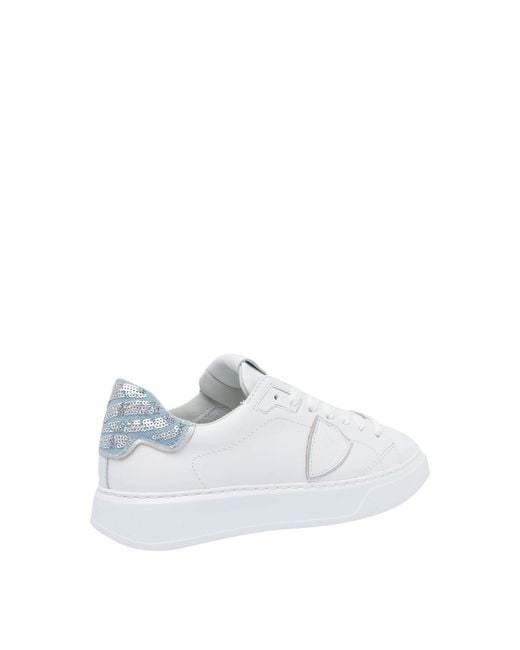 Philippe Model White Temple Low Sneakers
