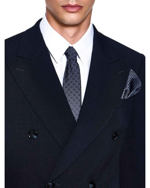 Giorgio Armani Blue Royal Line Double Breasted Suit for men