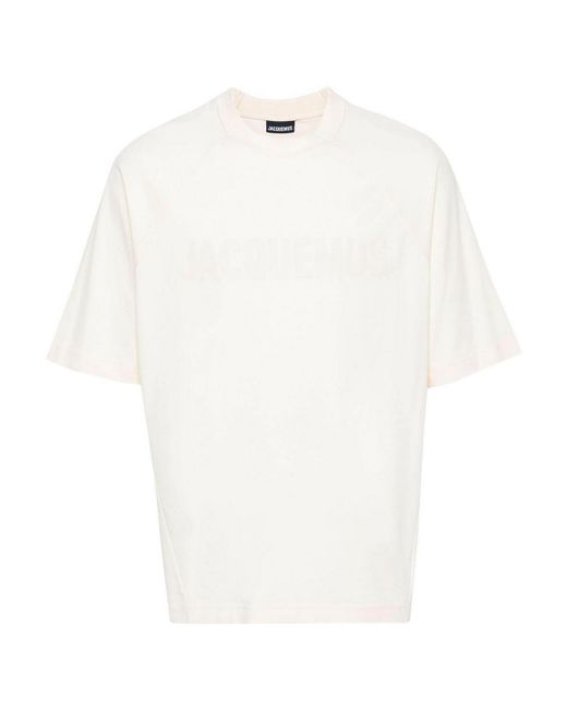 Jacquemus White The Typo T-shirts for men