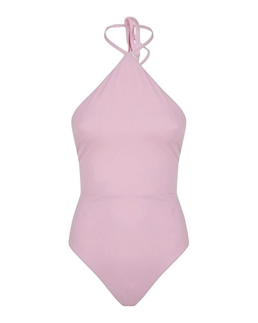 Jacquemus Pink Le Maillot Bastide One Piece
