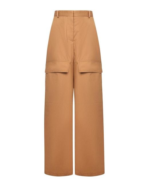 Stella McCartney Natural Cotton Cargo Pants